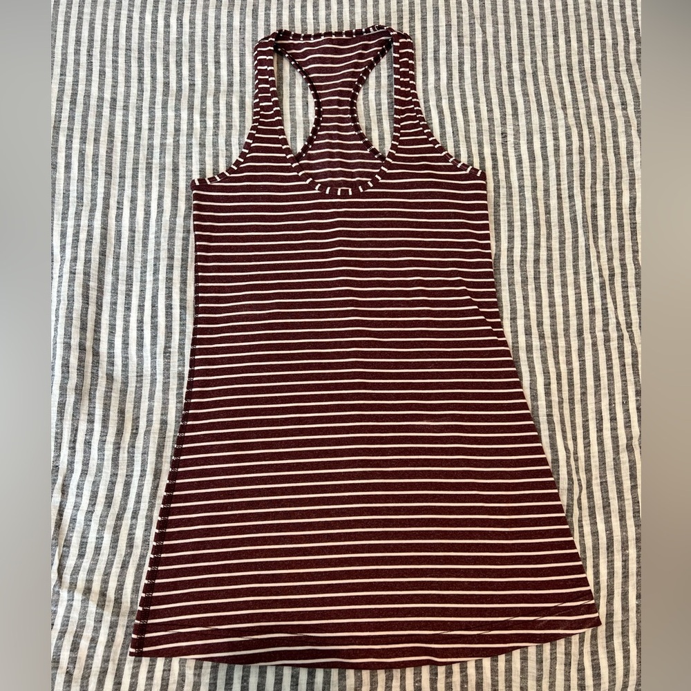Lululemon Cool Racerback Tank Striped